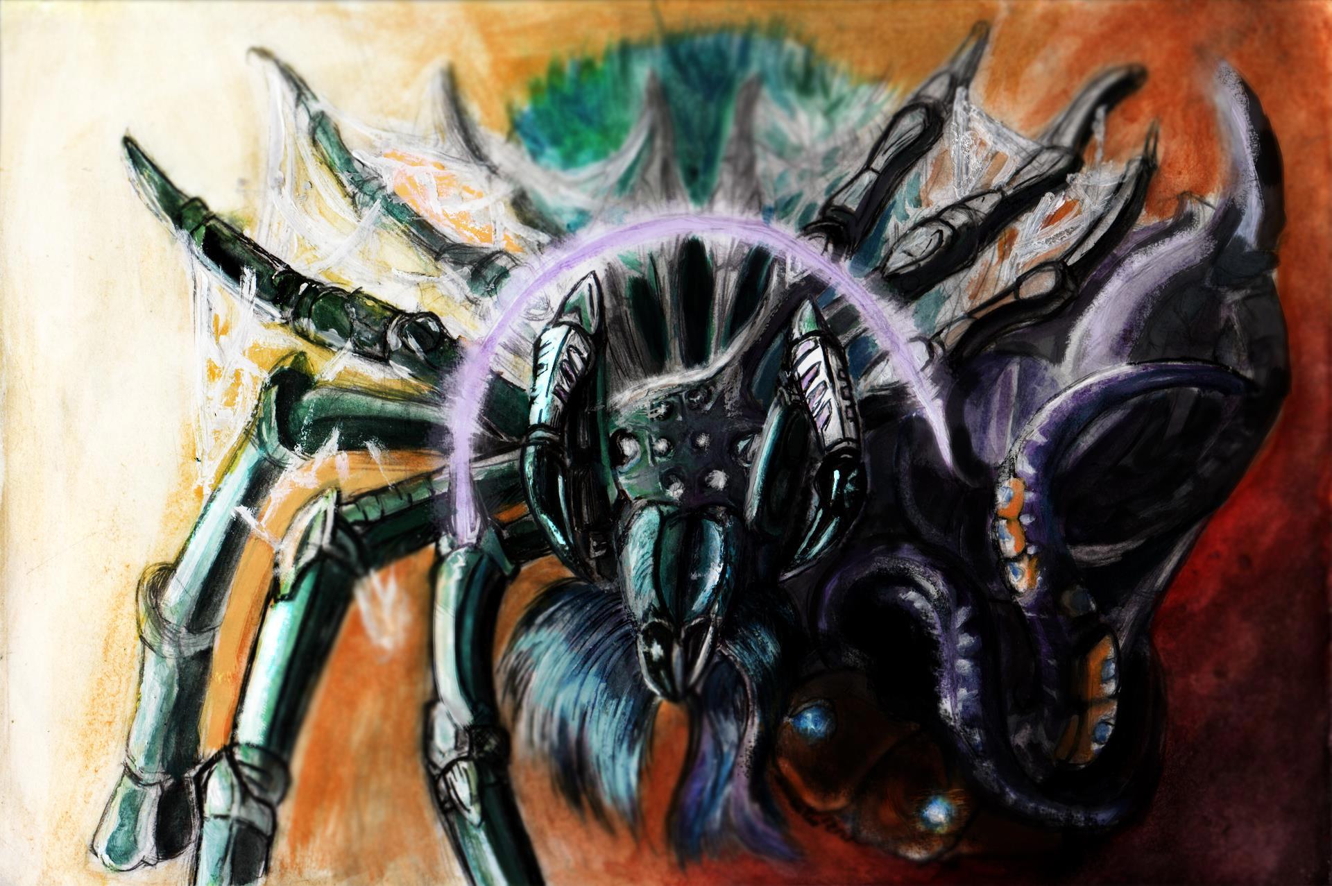 Иледа, богиня -паучиха из соседнего плана и принявшая на себя бремя строительства и охраны