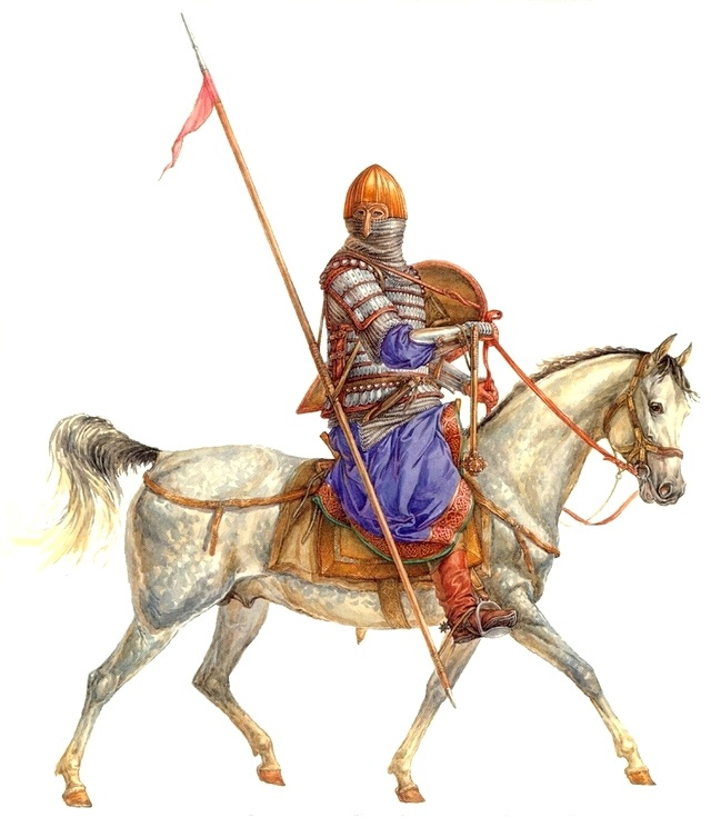 Богатый русский дружинник XIII века