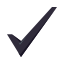 ✔